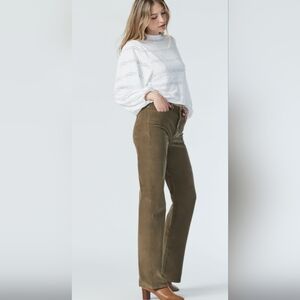 Mavi Classic Drk Green  Women's Cord Pant